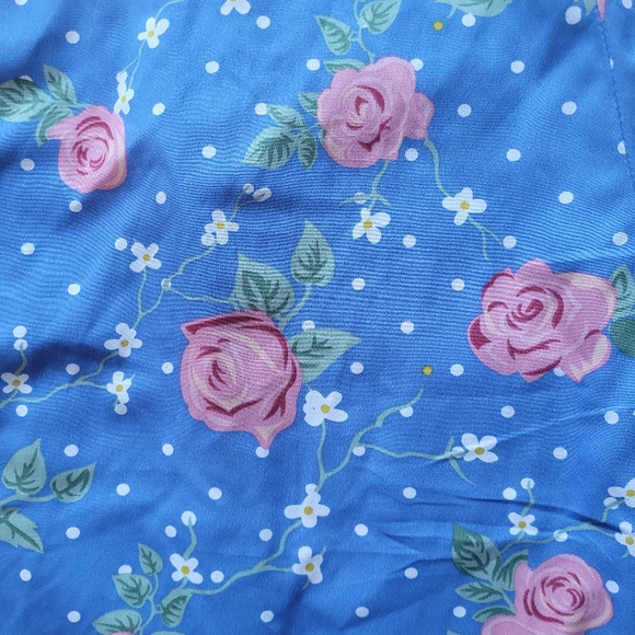 Hell Bunny Vixen Retro Rose Dress, VGUC, Size M - Picture 6 of 8